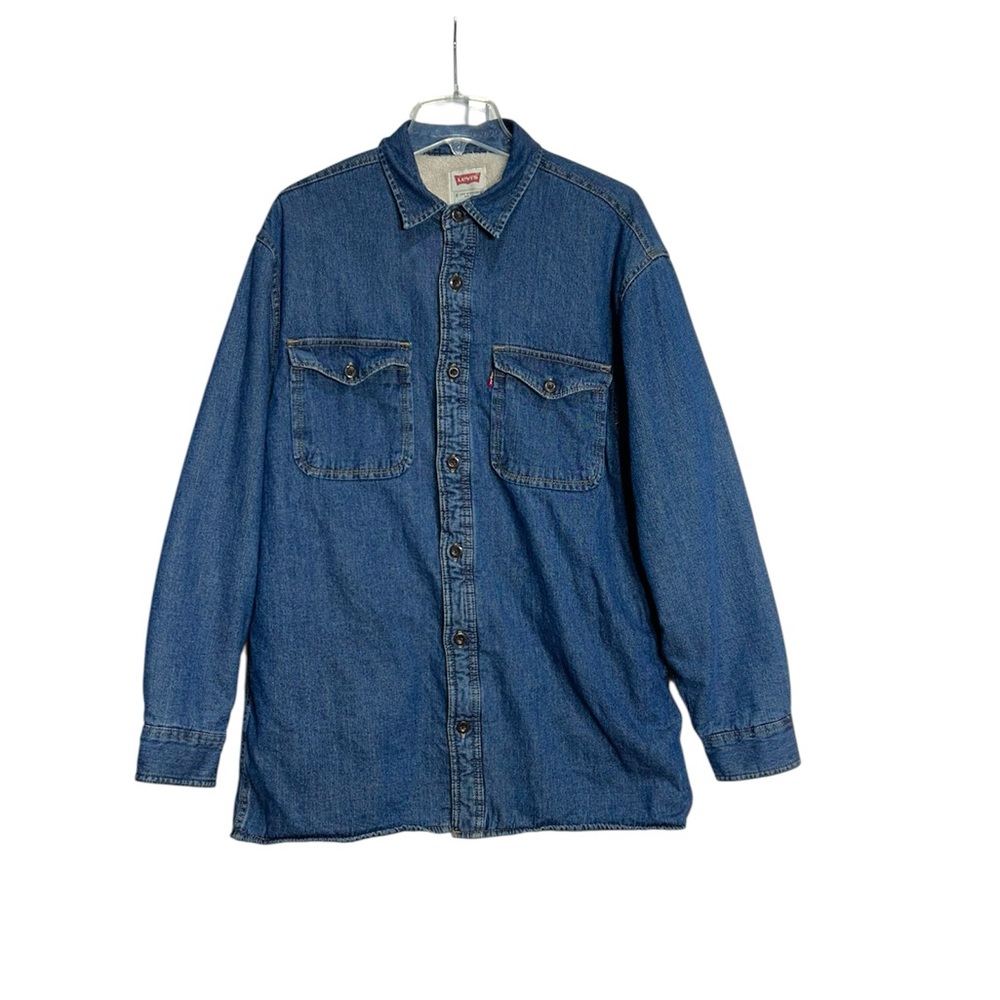 Levi's Blue Denim Button-Up Jacket